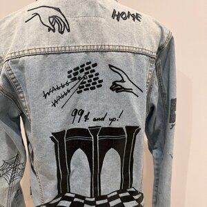 Brooklyn Cloth Grafitti Art Denim Jacket (S) - PRICE DROP